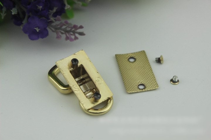 Strap Handles Connector 40mm 1 5/8" Lock Buckle Silver Gold Black Bronze Hardware Leather Purse Bag Handbag Clutch Backpack Diy Supplies