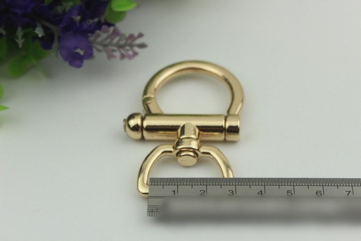 Swivel Lever Snap Hook 62 25mm 2 1/2 1" Alloy Metal Spring Trigger Lobster Clasp Clip Purse Bag Handbag Strap Handle Rings DIY Wholesale