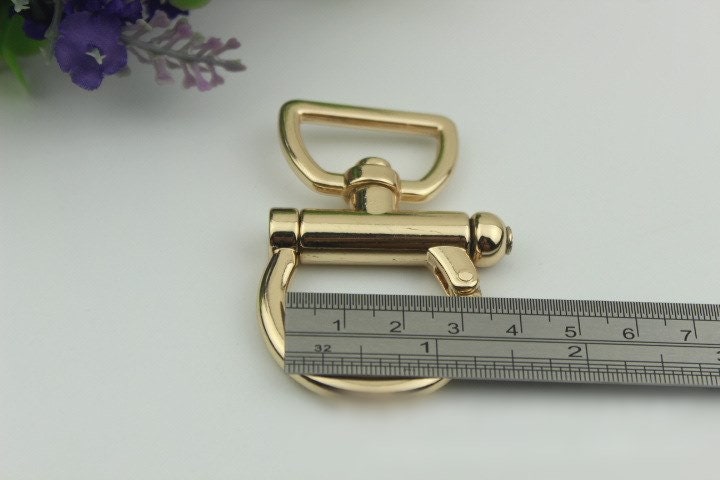 Swivel Lever Snap Hook 62 25mm 2 1/2 1" Alloy Metal Spring Trigger Lobster Clasp Clip Purse Bag Handbag Strap Handle Rings DIY Wholesale