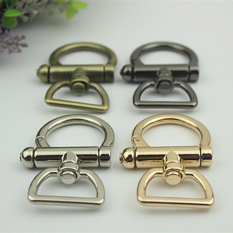 Swivel Lever Snap Hook 62 25mm 2 1/2 1" Alloy Metal Spring Trigger Lobster Clasp Clip Purse Bag Handbag Strap Handle Rings DIY Wholesale