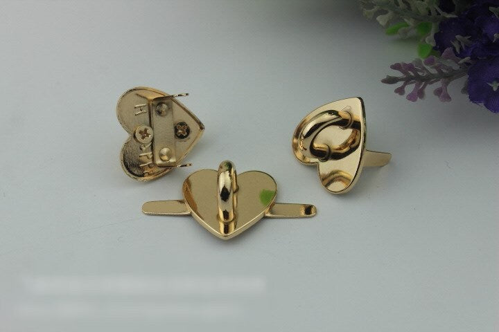 Metal Purse Heart Arch Bridge Handle Connector 25mm 1" Gold Hardware Leather Bag Handbag Clutch Vintage Diy Handmade Decoration Supplies