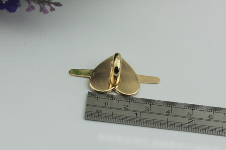 Metal Purse Heart Arch Bridge Handle Connector 25mm 1" Gold Hardware Leather Bag Handbag Clutch Vintage Diy Handmade Decoration Supplies