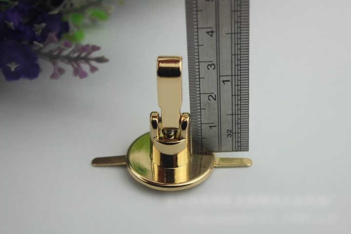 Round Twist Turn Lock 28mm Purse Charm Organizer Luggage Hardware Antique Gold Lock And Key Closure Small Bag Clutch Metal Accessories