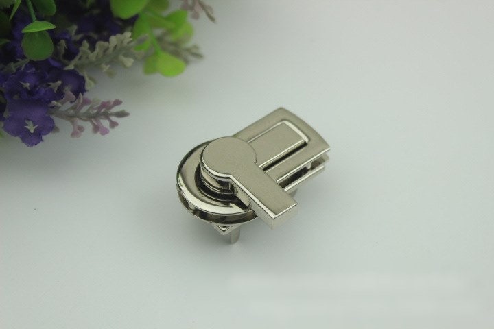 Mortise Twist Turn Lock 45mm Purse Charm Organizer Luggage Hardware Antique Gold Lock And Key Closure Small Bag Clutch Metal Accessories