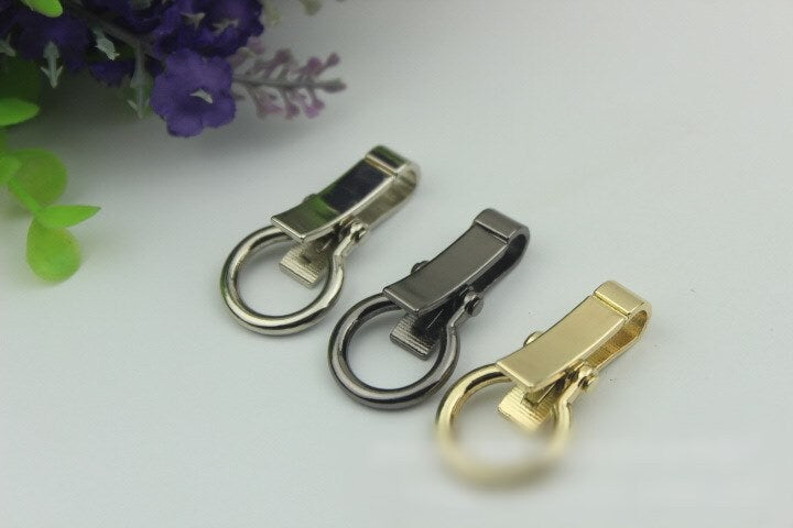 Swivel Lever Snap Hook 40 14mm 1 5/8 1/2" Alloy Metal Spring Trigger Lobster Clasp Clip Purse Bag Handbag Strap Handle Rings DIY Wholesale