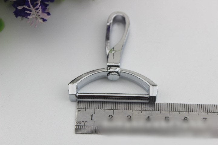 Swivel Lever Snap Hook 57 38mm 2 1/4 1 1/2" Alloy Metal Spring Trigger Lobster Clasp Clip Purse Bag Handbag Strap Handle Rings DIY Wholesale