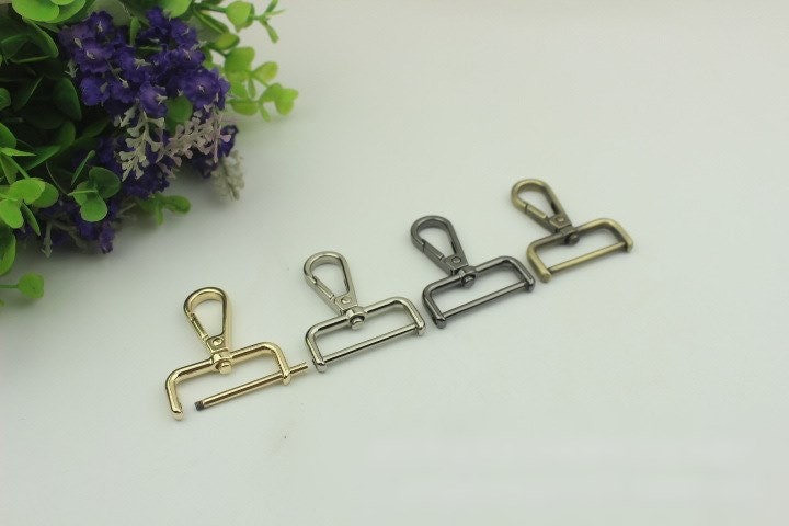 Swivel Lever Snap Hook 47 32mm 1 7/8 1 1/4" Alloy Metal Spring Trigger Lobster Clasp Clip Purse Bag Handbag Strap Handle Rings DIY Wholesale