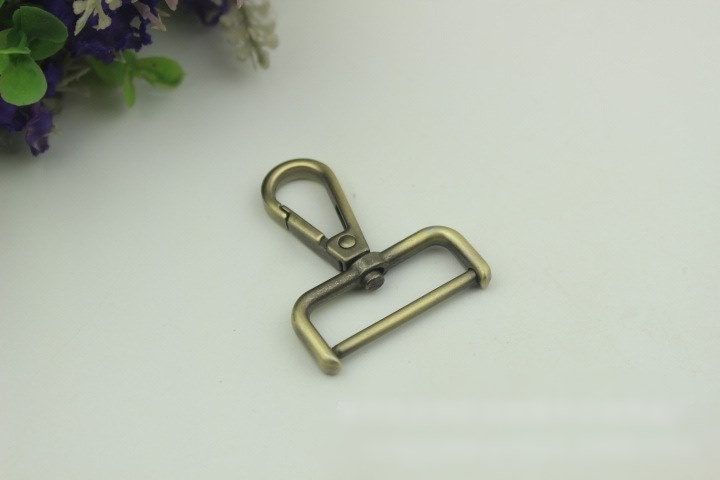 Swivel Lever Snap Hook 47 32mm 1 7/8 1 1/4" Alloy Metal Spring Trigger Lobster Clasp Clip Purse Bag Handbag Strap Handle Rings DIY Wholesale