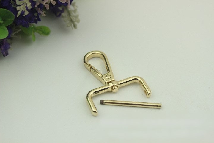 Swivel Lever Snap Hook 47 32mm 1 7/8 1 1/4" Alloy Metal Spring Trigger Lobster Clasp Clip Purse Bag Handbag Strap Handle Rings DIY Wholesale