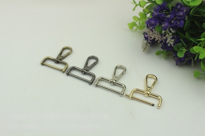 Swivel Lever Snap Hook 47 32mm 1 7/8 1 1/4" Alloy Metal Spring Trigger Lobster Clasp Clip Purse Bag Handbag Strap Handle Rings DIY Wholesale