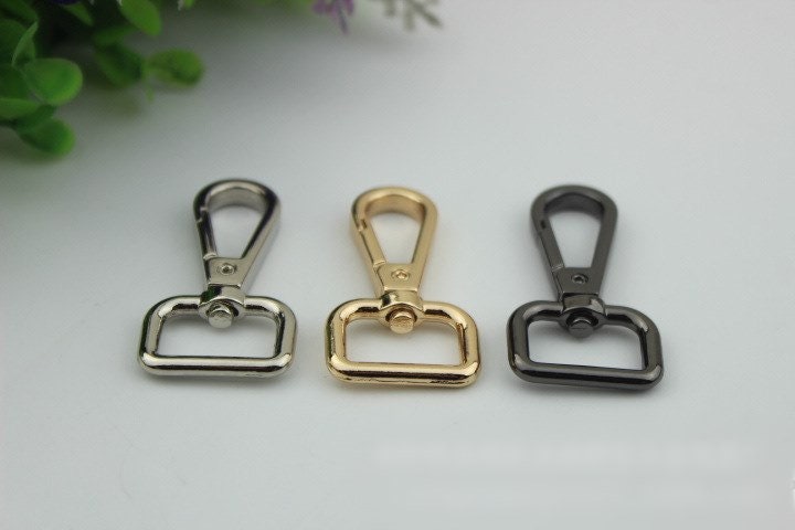 Swivel Lever Snap Hook 16 20 26 mm Alloy Metal Spring Trigger Lobster Clasp Clip Purse Bag Handbag Strap Handle Rings DIY Wholesale