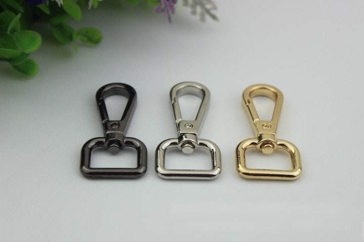 Swivel Lever Snap Hook 16 20 26 mm Alloy Metal Spring Trigger Lobster Clasp Clip Purse Bag Handbag Strap Handle Rings DIY Wholesale