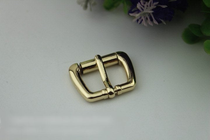 Purse Strap Slider Bag Hardware Metal Rectangle Single Loop Slide Buckle Adjuster Keeper Ring 20mm 3/4" Gold Silver 2/20pcs DIY Supplies