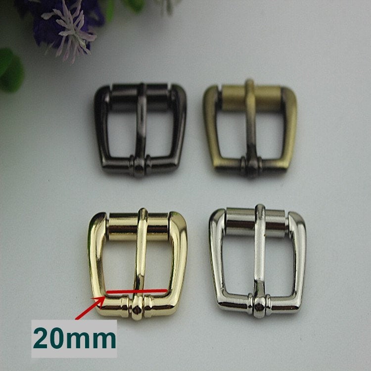 Purse Strap Slider Bag Hardware Metal Rectangle Single Loop Slide Buckle Adjuster Keeper Ring 20mm 3/4" Gold Silver 2/20pcs DIY Supplies