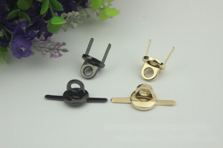 Strap Handles Connector Bag Hardware Metal Lock Buckle Light Gold Gunmetal Black 2/20 pcs Handmade Purse Handbag Backpack Making 15mm 5/8"