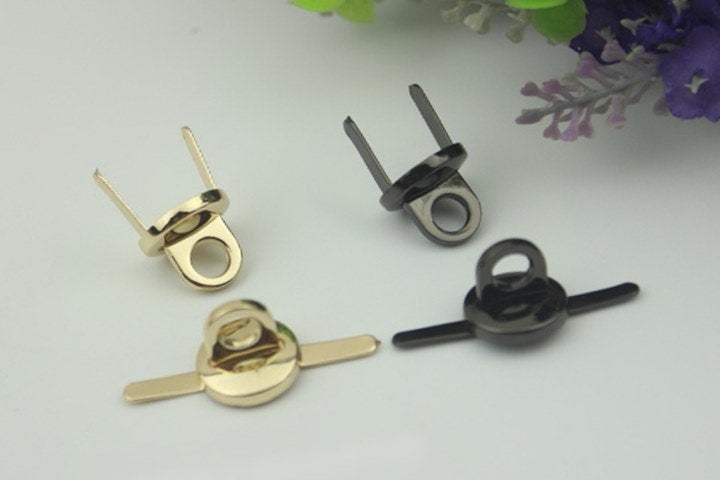 Strap Handles Connector Bag Hardware Metal Lock Buckle Light Gold Gunmetal Black 2/20 pcs Handmade Purse Handbag Backpack Making 15mm 5/8"