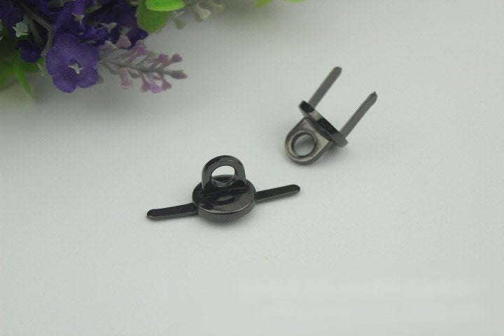 Strap Handles Connector Bag Hardware Metal Lock Buckle Light Gold Gunmetal Black 2/20 pcs Handmade Purse Handbag Backpack Making 15mm 5/8"