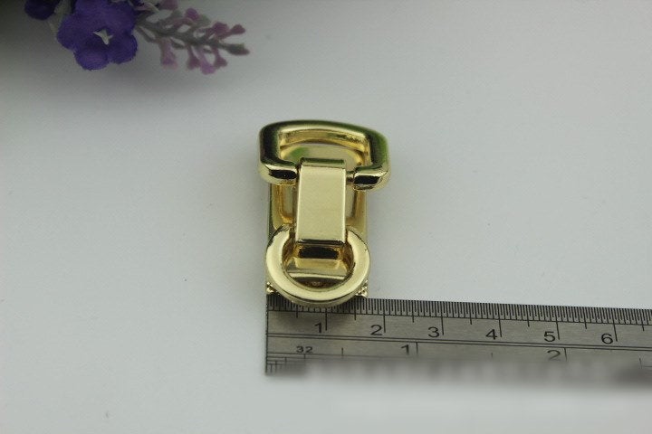 Strap Handles Connector Bag Hardware Metal Lock Buckle Gold Silver Black Bronze 2/20 pcs Handmade Purse Handbag Backpack Making 40 17mm