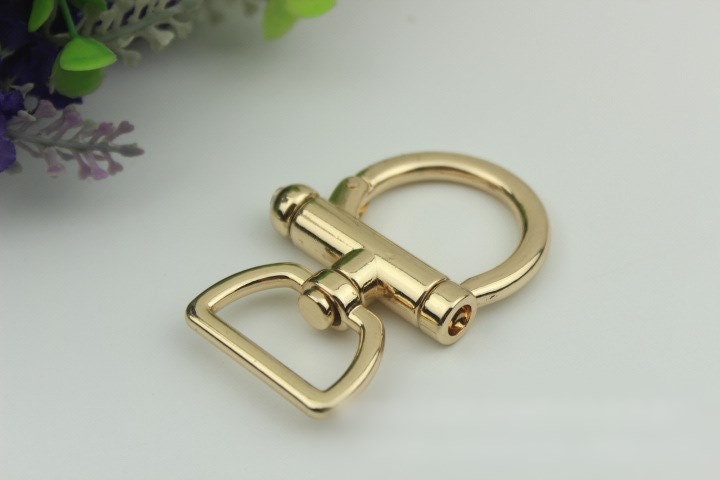 Swivel Lever Snap Hook 62 25mm 2 1/2 1" Alloy Metal Spring Trigger Lobster Clasp Clip Purse Bag Handbag Strap Handle Rings DIY Wholesale