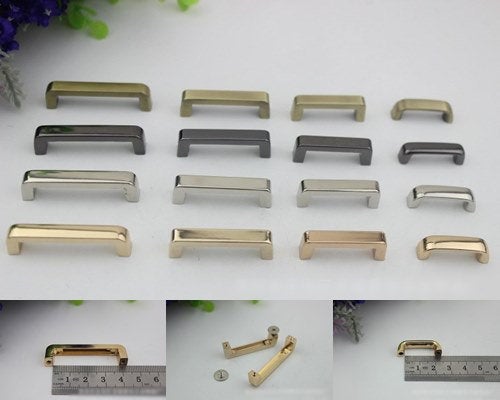 Belt Loops Chain Connector Bag Hardware Arch Bridge Buckle Gold Silver Bronze 2/20 pcs Handmade Purse Handbag Making Metal 20 26 31 38 mm