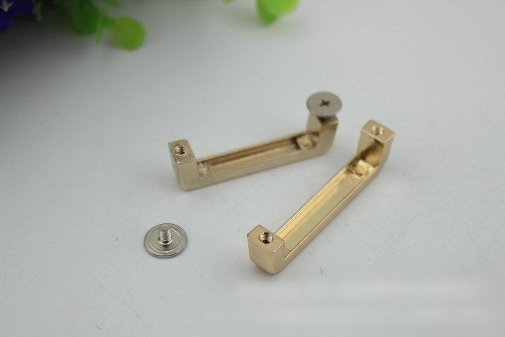 Belt Loops Chain Connector Bag Hardware Arch Bridge Buckle Gold Silver Bronze 2/20 pcs Handmade Purse Handbag Making Metal 20 26 31 38 mm