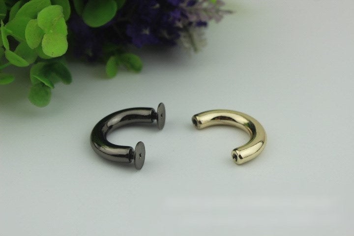 Belt Loops Chain Connector Bag Hardware Arch Bridge Buckle Gold Silver Gunmetal 2/20 pcs Handmade Purse Handbag Making Metal 10 20 mm