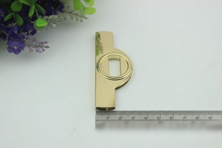 Rectangle Twist Turn Lock Bag Hardware Gold Silver Gunmetal Bronze 2/20 pcs Handmade Purse Handbag Making Metal 80 30mm Wholesale Supplies