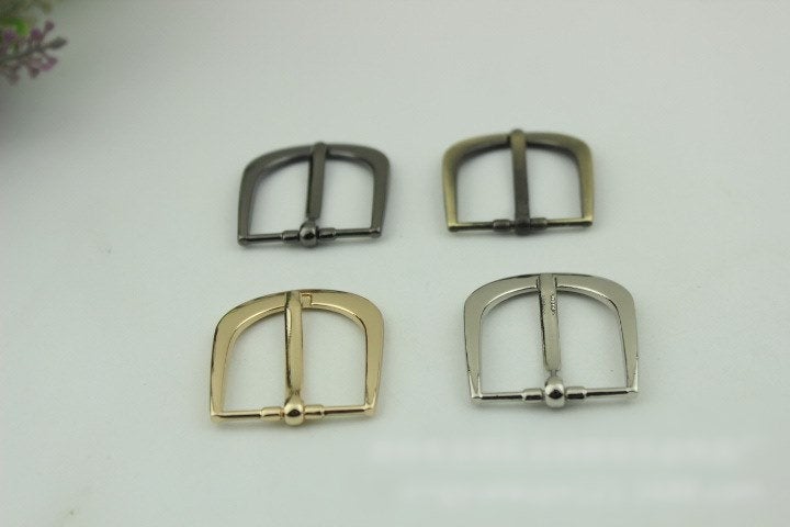 Purse Strap Slider Bag Hardware Metal D-Shaped Single Loop Slide Buckle Adjuster Keeper Ring 25mm 1" Gold Silver Bronze 2/20pcs DIY Supplies