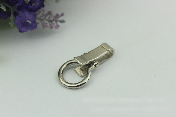 Swivel Lever Snap Hook 40 14mm 1 5/8 1/2" Alloy Metal Spring Trigger Lobster Clasp Clip Purse Bag Handbag Strap Handle Rings DIY Wholesale