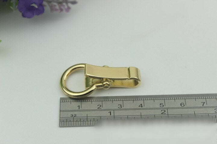 Swivel Lever Snap Hook 40 14mm 1 5/8 1/2" Alloy Metal Spring Trigger Lobster Clasp Clip Purse Bag Handbag Strap Handle Rings DIY Wholesale