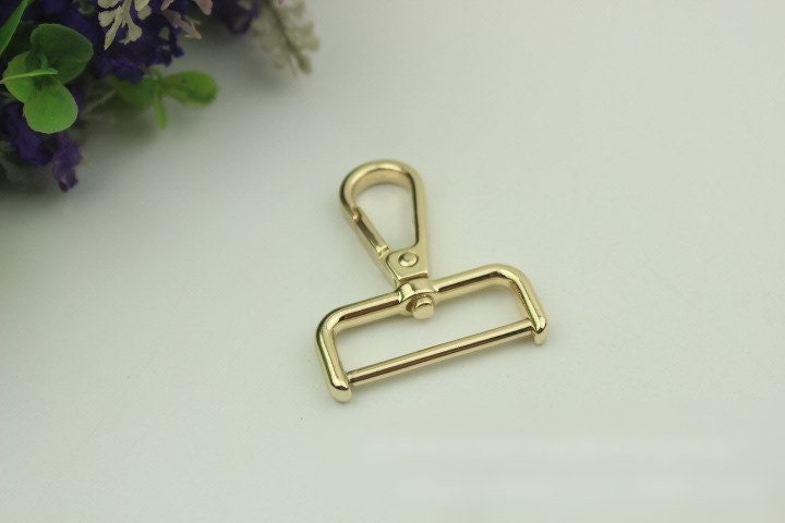 Swivel Lever Snap Hook 1/10pcs Bag Hardware Metal Spring Trigger Lobster Clasp Clip Gold Silver Gunmetal Bronze 47 32mm Purse Handbag Making