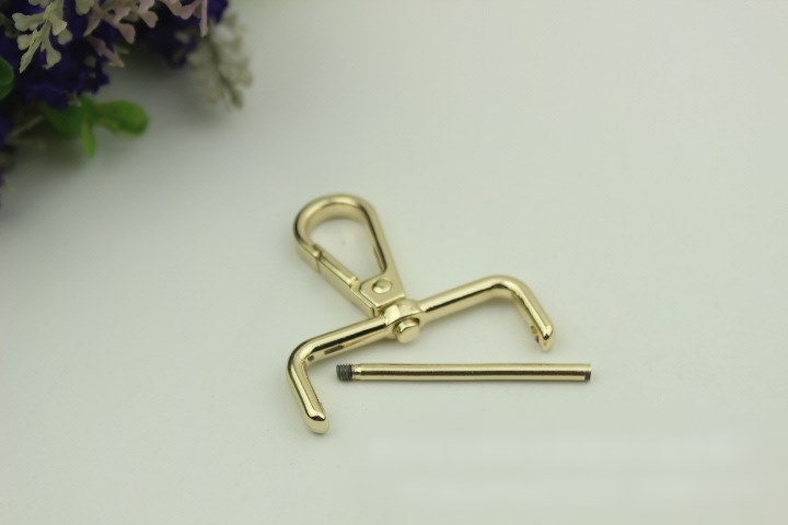 Swivel Lever Snap Hook 1/10pcs Bag Hardware Metal Spring Trigger Lobster Clasp Clip Gold Silver Bronze 38 32 25 20 16mm Purse Handbag Making