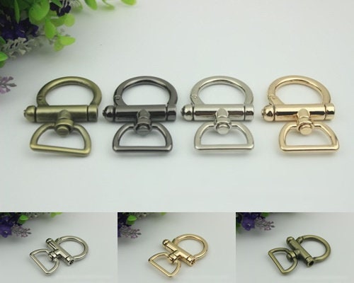 Swivel Lever Snap Hook 1/10pcs Bag Hardware Metal Spring Trigger Lobster Clasp Clip Gold Silver Gunmetal Bronze 62 25mm Purse Handbag Making