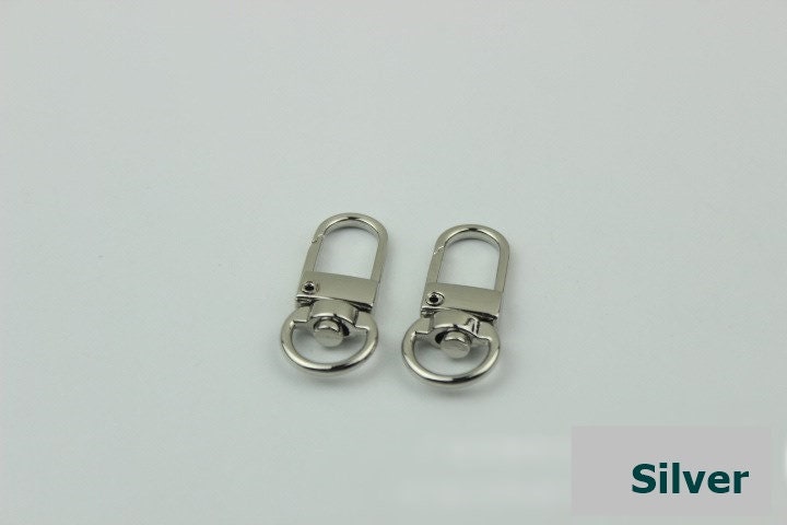 Swivel Lever Snap Hook 1/10pcs Bag Hardware Metal Spring Trigger Lobster Clasp Clip Gold Silver Gunmetal Bronze 33 11mm Purse Handbag Making