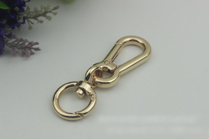 Swivel Lever Snap Hook 1/10pcs Bag Hardware Metal Spring Trigger Lobster Clasp Clip Gold Silver Gunmetal Bronze 75 17mm Purse Handbag Making