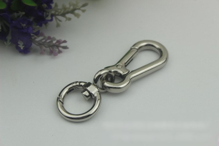 Swivel Lever Snap Hook 1/10pcs Bag Hardware Metal Spring Trigger Lobster Clasp Clip Gold Silver Gunmetal Bronze 75 17mm Purse Handbag Making