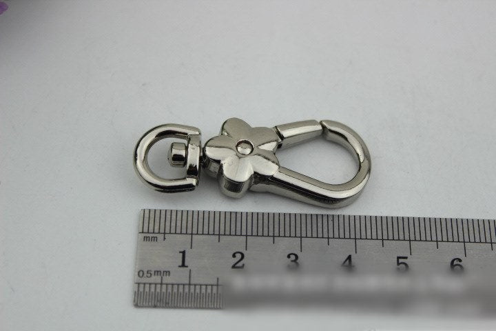 Swivel Lever Snap Hook 1/10pcs Bag Hardware Metal Spring Trigger Lobster Clasp Clip Gold Silver Gunmetal Bronze 43 9mm Purse Handbag Making