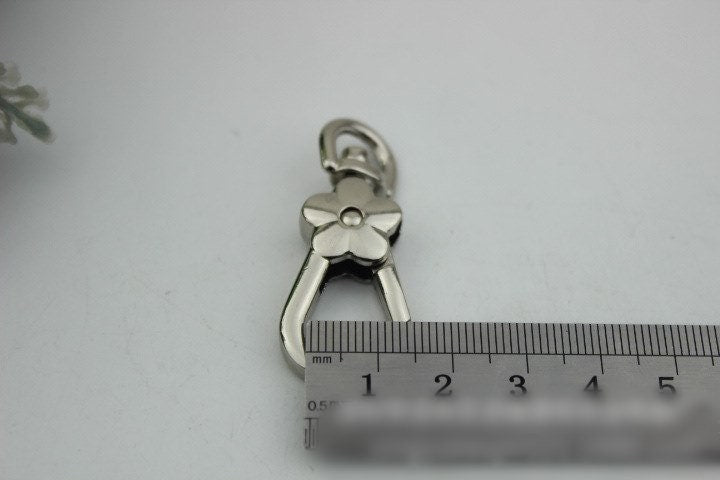 Swivel Lever Snap Hook 1/10pcs Bag Hardware Metal Spring Trigger Lobster Clasp Clip Gold Silver Gunmetal Bronze 43 9mm Purse Handbag Making