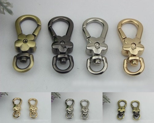 Swivel Lever Snap Hook 1/10pcs Bag Hardware Metal Spring Trigger Lobster Clasp Clip Gold Silver Gunmetal Bronze 43 9mm Purse Handbag Making