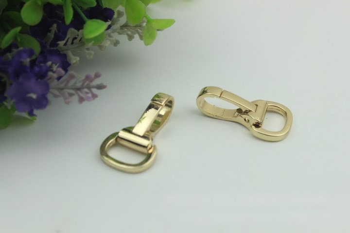 Swivel Lever Snap Hook 1/10pcs Bag Hardware Metal Spring Trigger Lobster Clasp Clip Gold Silver Gunmetal Bronze 37 15mm Purse Handbag Making