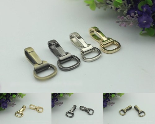 Swivel Lever Snap Hook 1/10pcs Bag Hardware Metal Spring Trigger Lobster Clasp Clip Gold Silver Gunmetal Bronze 37 15mm Purse Handbag Making