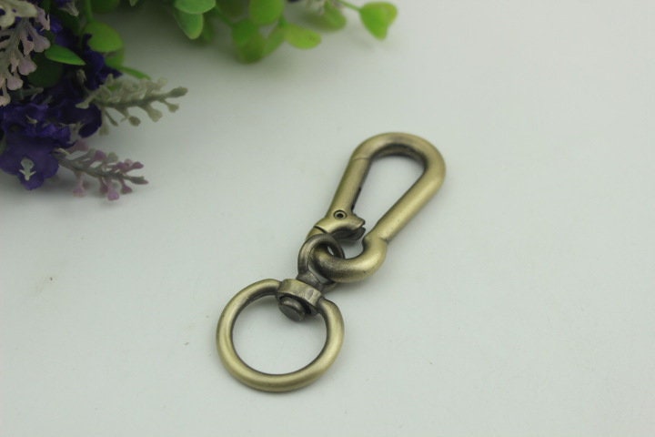 Swivel Lever Snap Hook 1/10pcs Bag Hardware Metal Spring Trigger Lobster Clasp Clip Gold Silver Gunmetal Bronze 78 20mm Purse Handbag Making