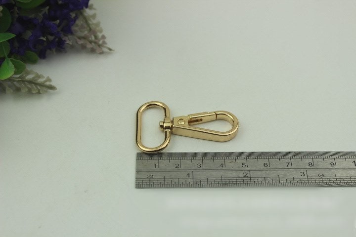 Swivel Lever Snap Hook 1/10pcs Bag Hardware Metal Spring Trigger Lobster Clasp Clip Gold Silver Gunmetal Bronze 47 25mm Purse Handbag Making