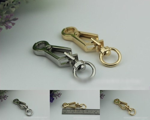 Swivel Lever Snap Hook 1/10pcs Bag Hardware Metal Spring Trigger Lobster Clasp Clip Light Gold Silver 56 11mm Purse Handbag Making Wholesale