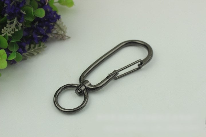 Swivel Lever Snap Hook 1/10pcs Bag Hardware Metal Spring Trigger Lobster Clasp Clip Light Gold Gunmetal Black 115 25mm Purse Handbag Making