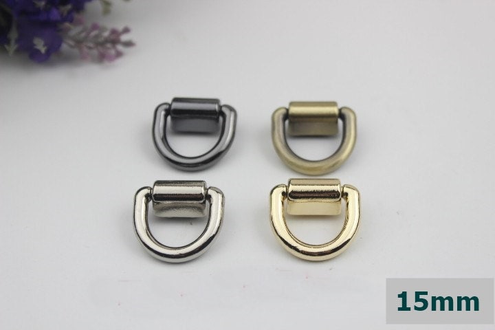 Strap Handles Connector Bag Hardware Metal Lock Buckle Gold Silver Black Bronze 10/100 pcs Handmade Purse Handbag Backpack Making 15 16 19mm