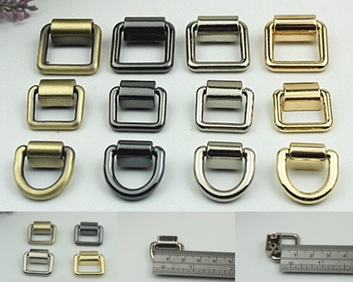 Strap Handles Connector Bag Hardware Metal Lock Buckle Gold Silver Black Bronze 10/100 pcs Handmade Purse Handbag Backpack Making 15 16 19mm