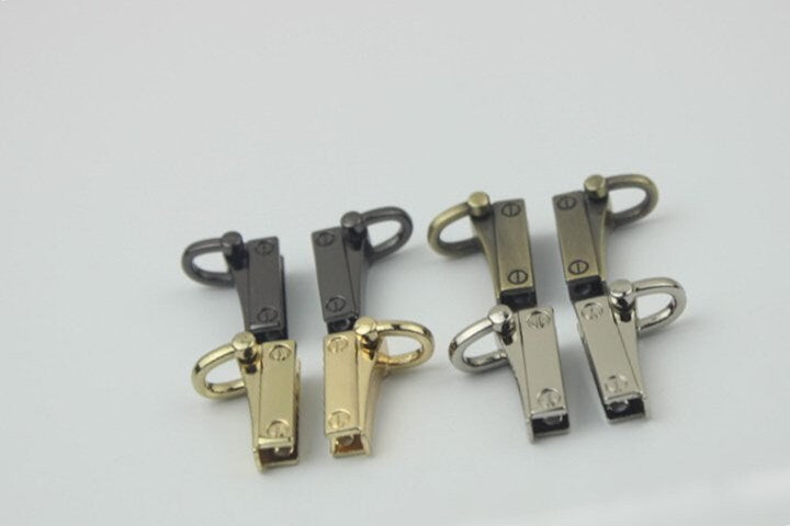 Strap Handles Connector Bag Hardware Metal Lock Buckle Gold Silver Gunmetal Bronze 2/20 pcs Handmade Purse Handbag Backpack Making 30mm Bulk