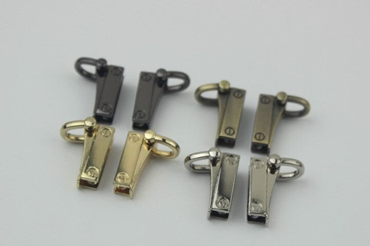 Strap Handles Connector Bag Hardware Metal Lock Buckle Gold Silver Gunmetal Bronze 2/20 pcs Handmade Purse Handbag Backpack Making 30mm Bulk