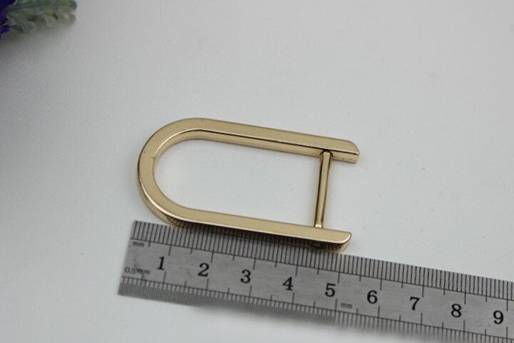 Horseshoe Handbag Connector 10pcs Bag Hardware Light Gold Metal Clip Clasp Buckle Purse Strap Handles Screw D Rings Shackle Wholesale Bulk